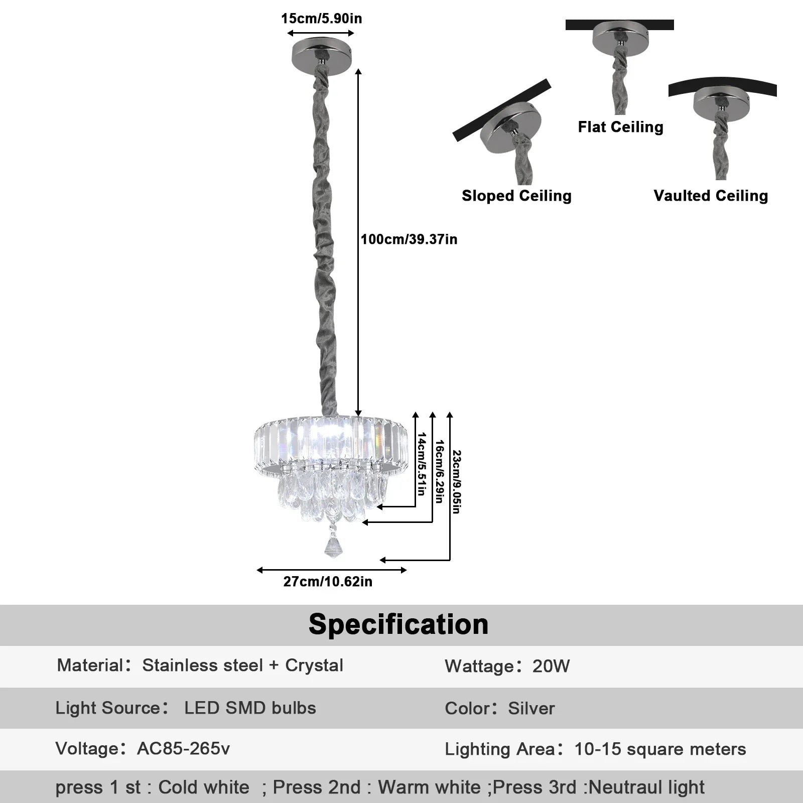 Afralia™ Crystal Pendant Chandelier: Modern Kitchen Island Ceiling Light