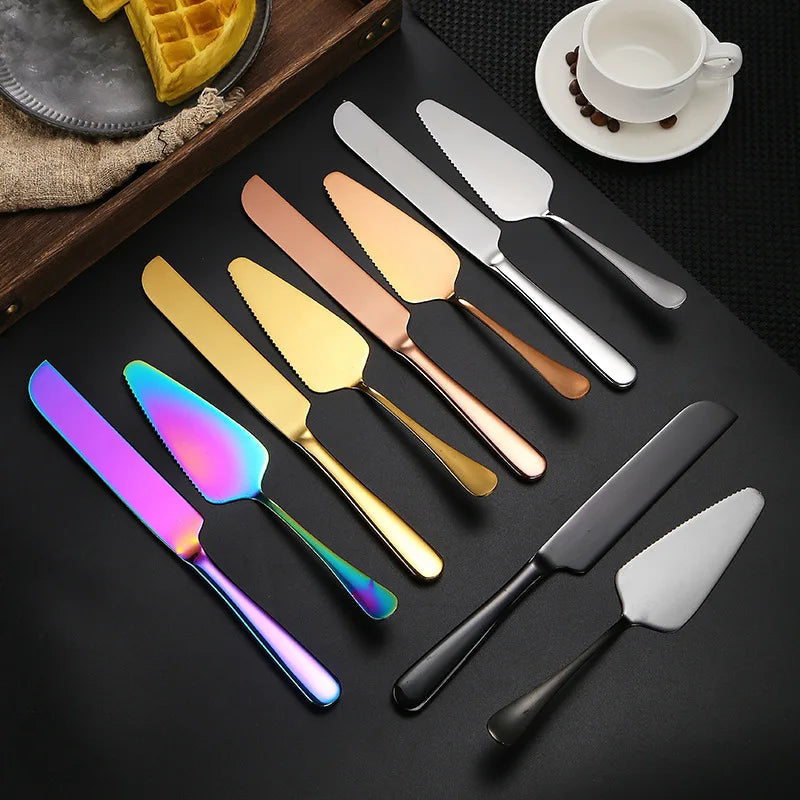 Afralia™ Stainless Steel Cake Shovel Set for Baking and Serving