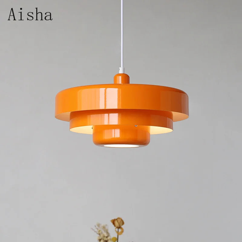 Afralia™ Multicolor Retro Chandelier Pendant Lamp for Restaurant Cafe & Bar