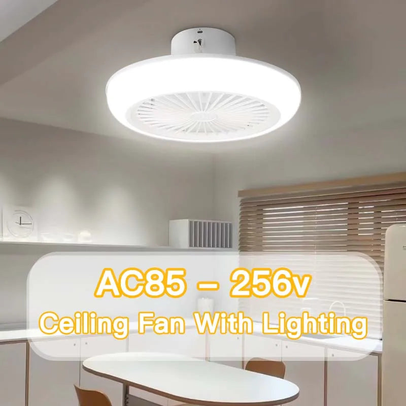 Afralia™ Ceiling Fan Light with Remote Control, Silent Operation for Bedroom, Living Room