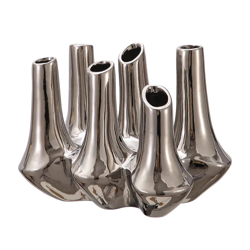 Afralia™ Ceramic Coral Reef Vase for Home Decor & Flower Arrangement