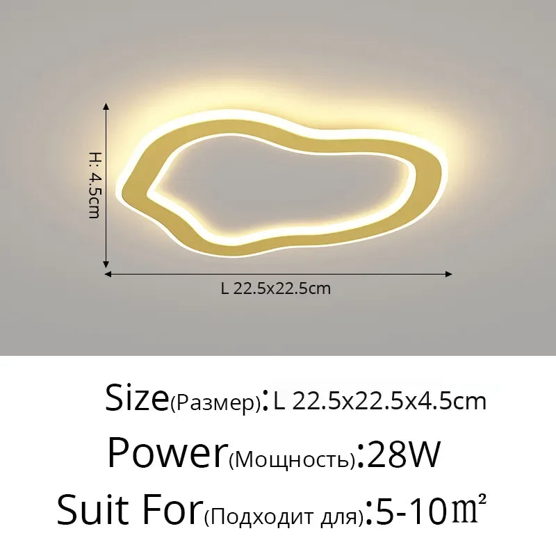 Afralia™ Luxury Nordic Ceiling Lights: Modern Minimalist, Creative Bedroom & Entryway Lighting