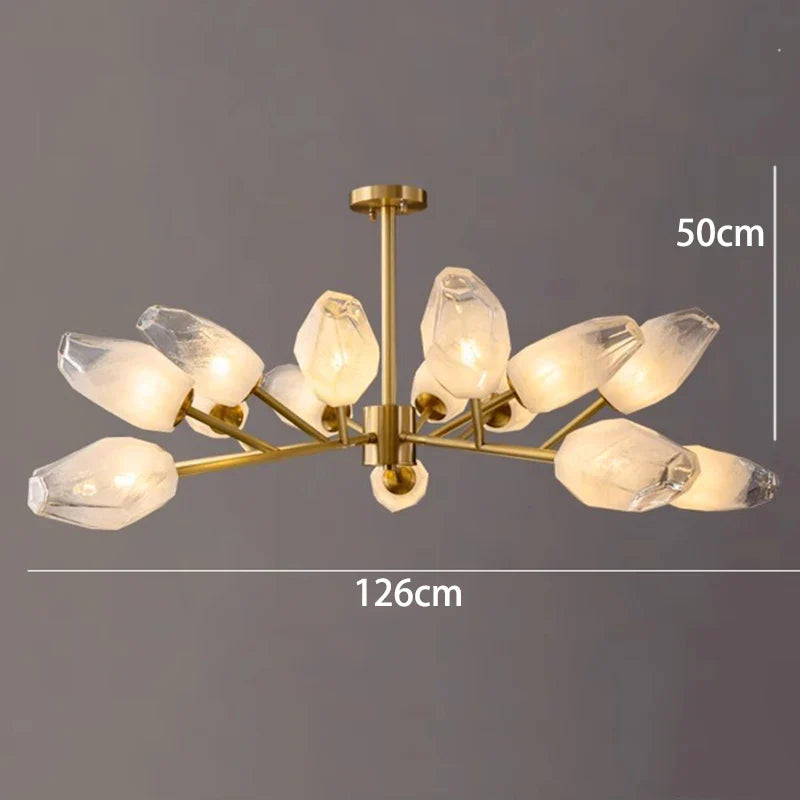 Afralia™ Modern Ceiling Chandelier | Elegant Hanging Pendant Light for Dining & Living Room