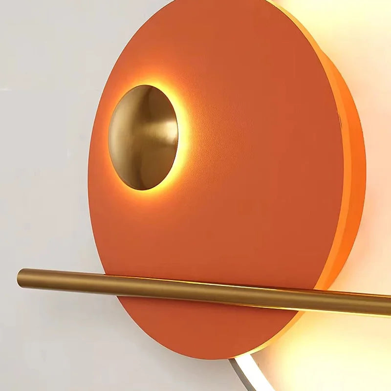 Afralia™ Modern Metal LED Wall Lights | Parlor Restaurant Bedside Minimalist Indoor Lamp