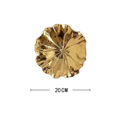 Afralia™ Ceramic Goldfish Lotus Leaf Wall Decoration Set