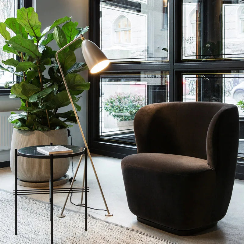 Nordic Macaron Grasshopper Floor Lamp by Afralia™