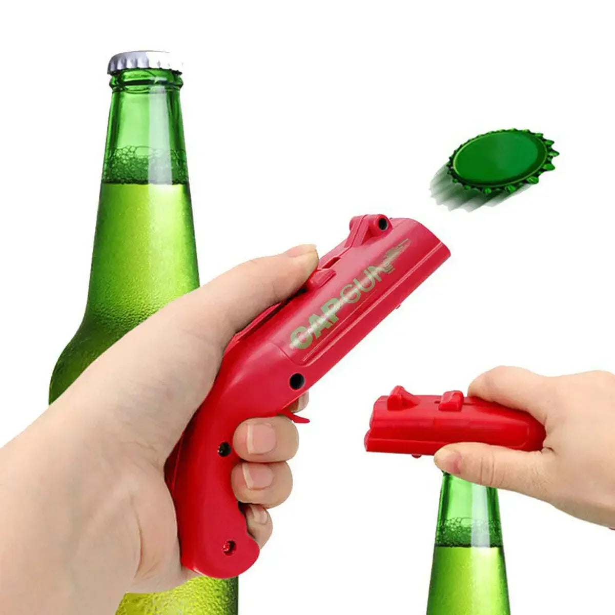 Afralia™ Catapult Bottle Opener Gun for Creative Drink Opening and Bar Fun