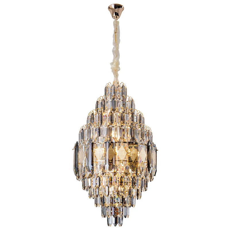 Afralia™ Modern Crystal Pendant Lamp for Luxe Interiors