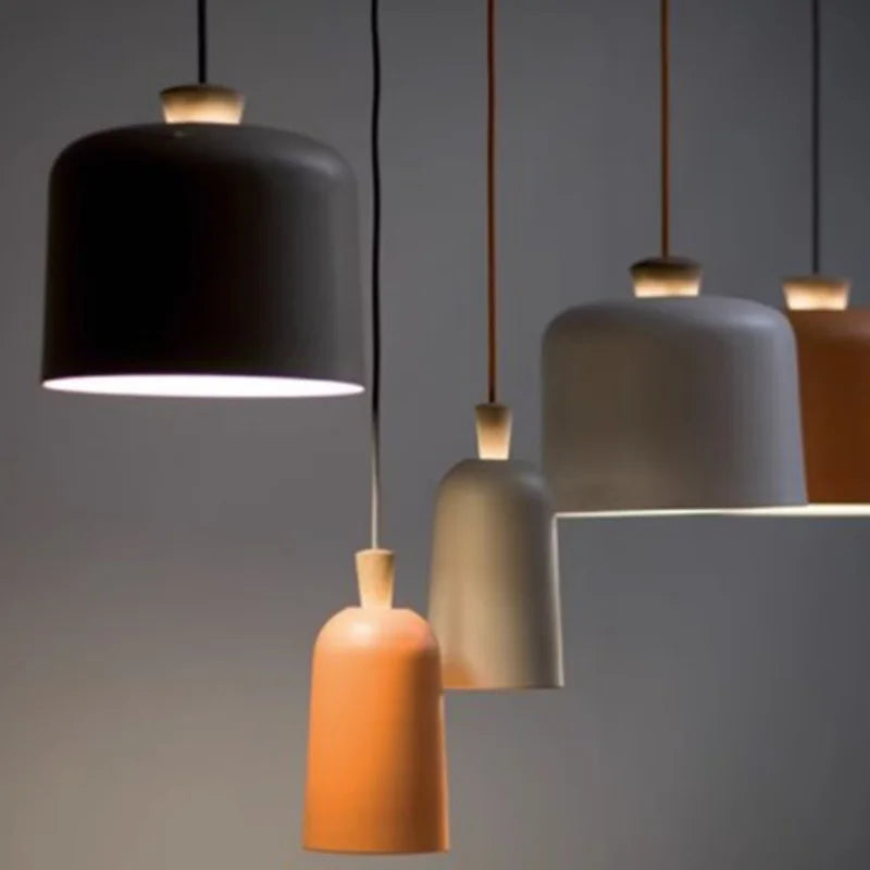 Afralia™ Macaron LED Pendant Light: Minimal Nordic Suspension for Living Room, Bedroom, Dining Room