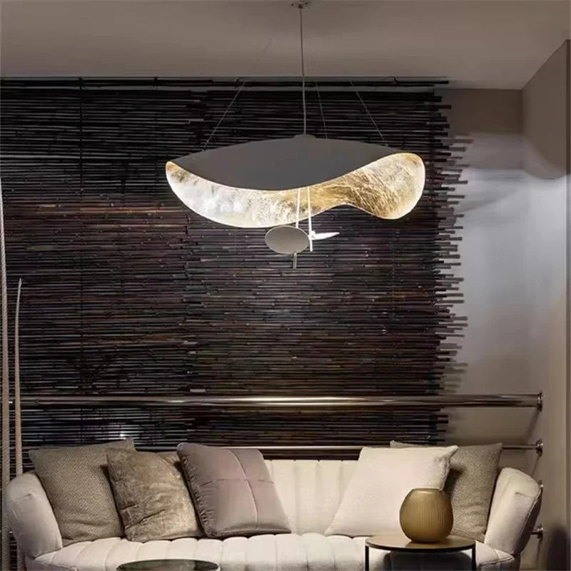 Afralia™ Lederam Manta Pendant - Industrial Retro Style White/Black Ceiling Lamp