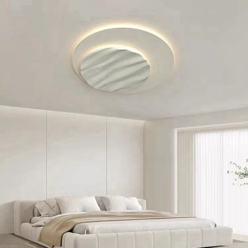 Afralia™ LED Chandelier Ceiling Light Modern Minimalist Design for Bedroom Dining Living Room