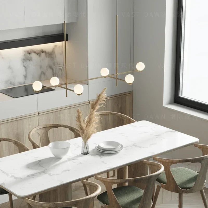 Afralia™ Modern Glass Pendant Light with G9 Bulb