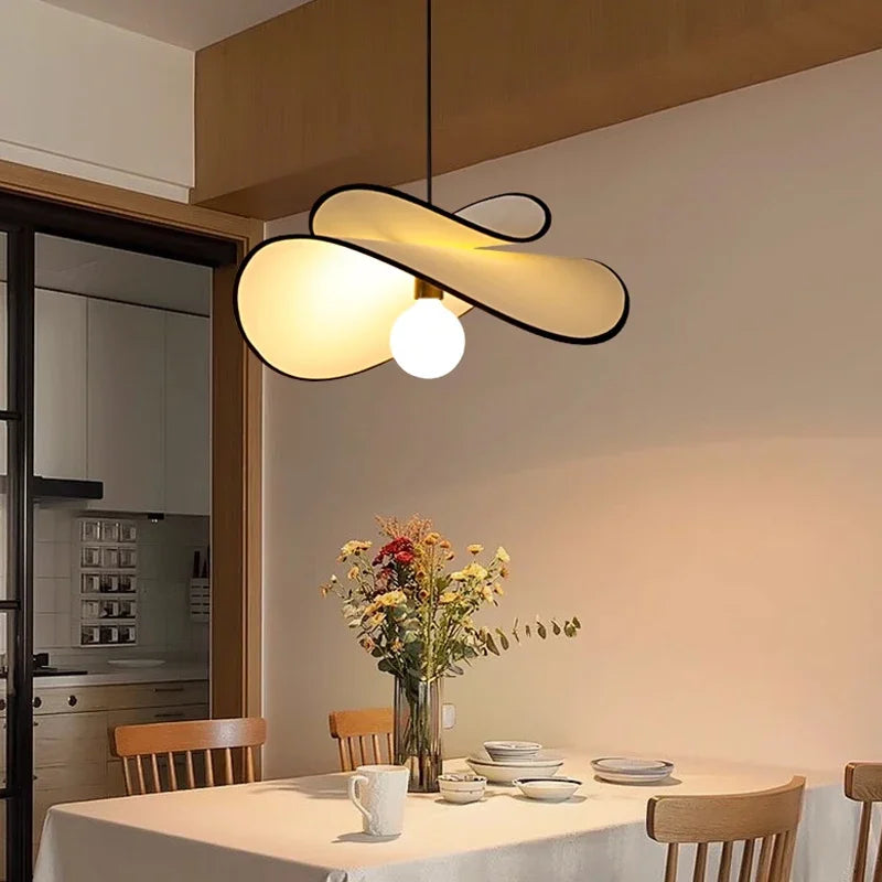 Afralia™ Potato Chips Chandelier LED Pendant Lamp for Home Decor