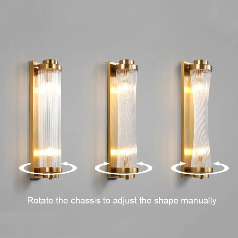 Afralia™ Crystal Wall Lamp: Modern LED Indoor Lighting for Luxury Living Room, Bedroom, and Aisle