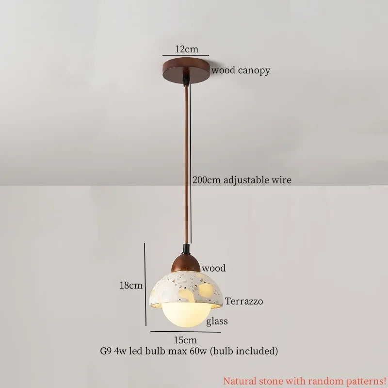Afralia™ Nordic Marble LED Pendant Lamps | Modern Home Decoration Hanging Light