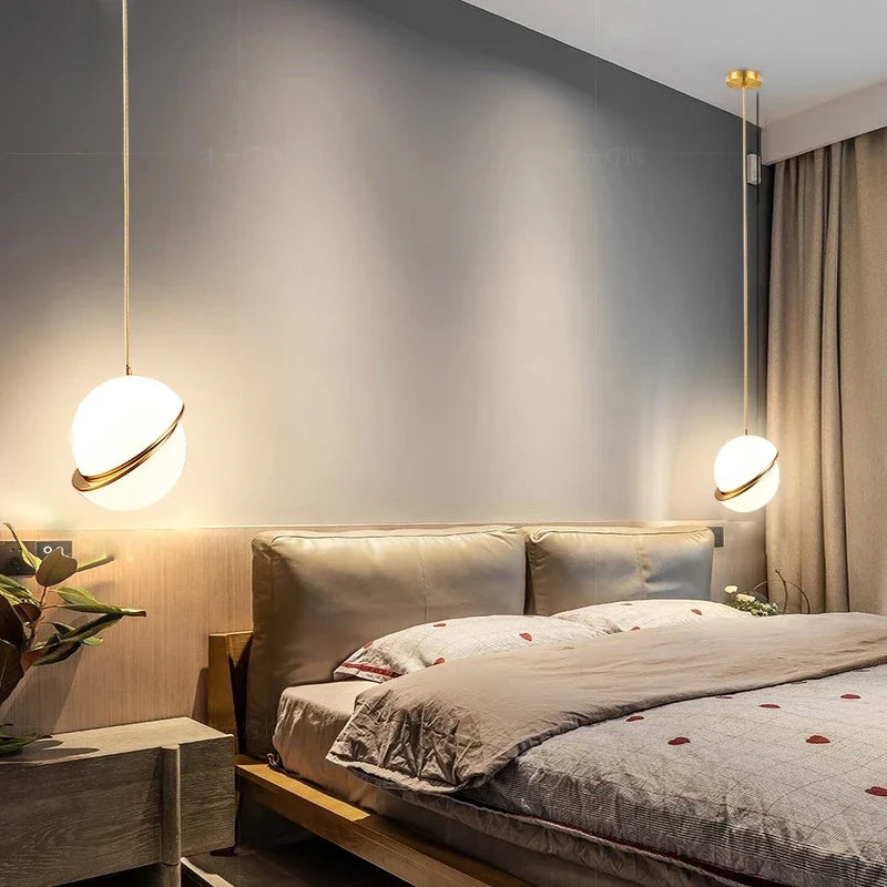 Afralia™ Modern White LED Pendant Lamp for Stylish Home Decor