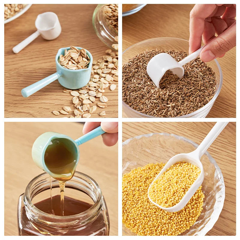 Afralia™ Coffee Scoops Set: 4 Stylish Measuring Spoons with Round Corners