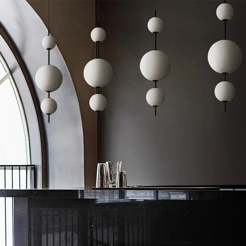 Afralia™ Modern Minimalist Bedside Chandelier for Home Décor