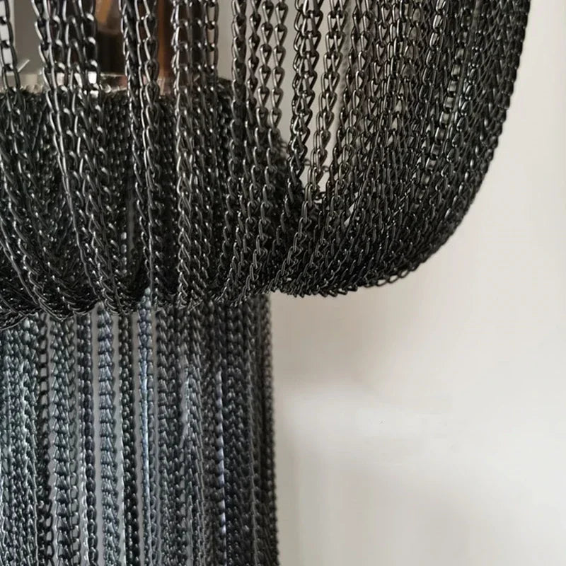 Afralia™ Aluminum Chain Sconce for Aisle & Bedroom LED Wall Lamp – Gold/Silver