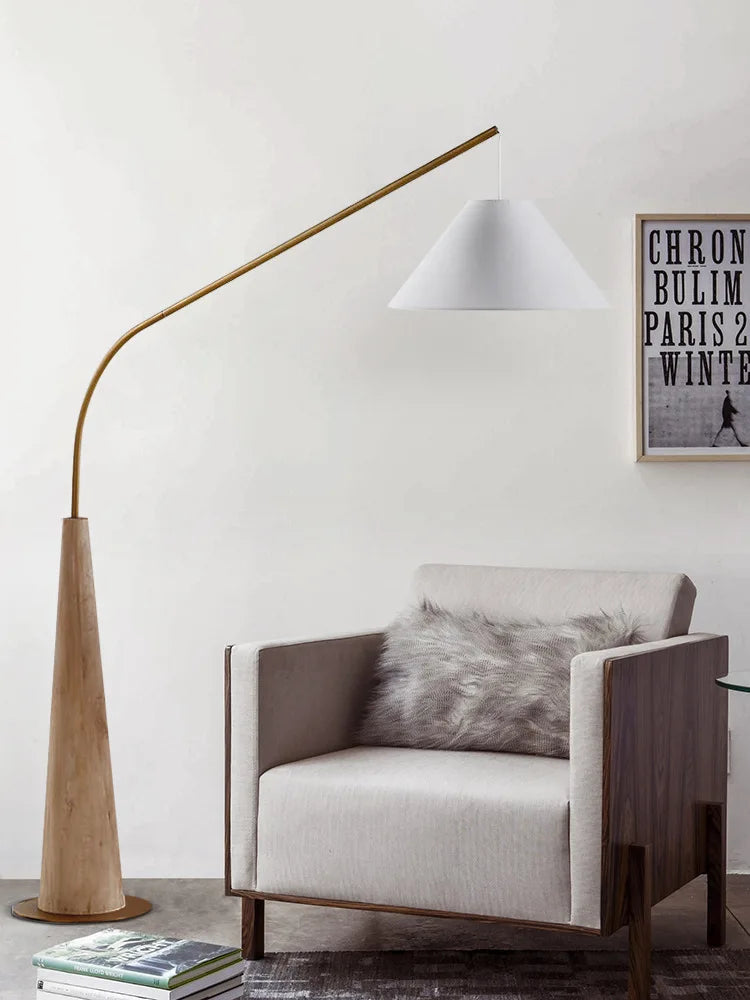 Afralia™ Nordic LED Fishing Floor Lamp for Modern Living Spaces