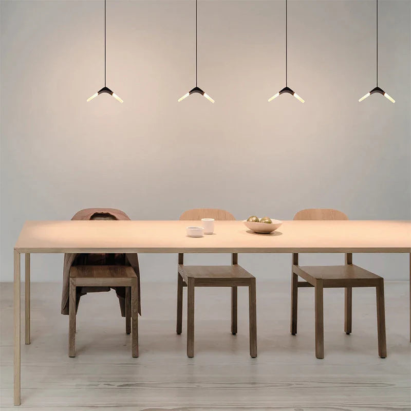Afralia™ Modern LED Chandelier Pendant Light for Dining Room Kitchen Bedroom Bar
