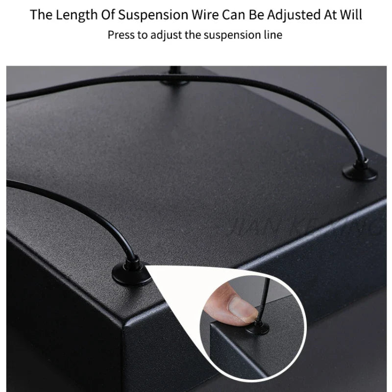 Afralia™ Luxury Aluminum Ceiling Chandelier LED Lighting Fixtures