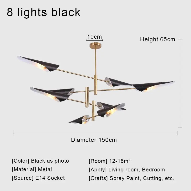 Afralia™ Modern White LED Ceiling Chandelier Hanging Lamp for Living Room, Bedroom, Dining Room