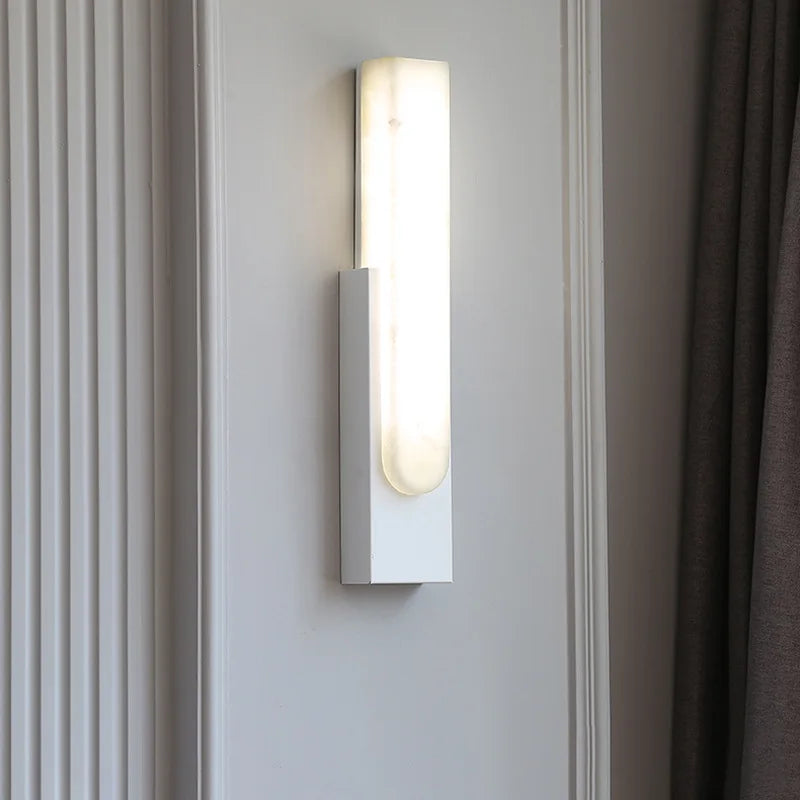 Afralia™ 7W LED Marble Wall Lamp - Modern Nordic Gold Sconces for Stylish Indoor Lighting