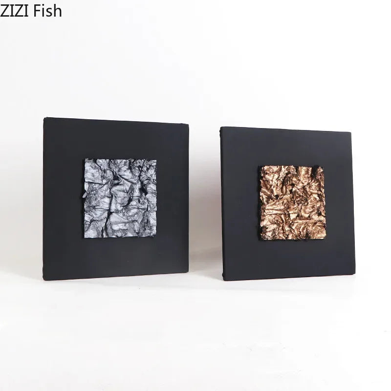 Afralia™ Gilded Fabric Wall Art Hanging Ornaments Modern Home Decor