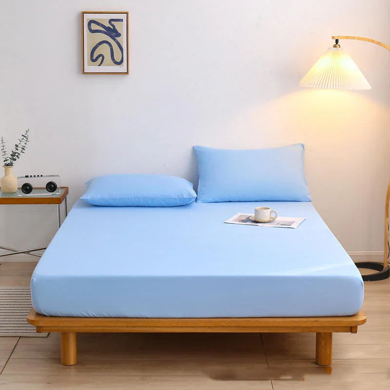 Afralia™ Soft Skin-Friendly 360° Fitted Bed Sheet with Elastic Band - Durable & Dapper