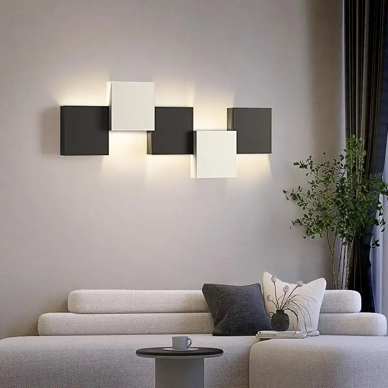 Afralia™ Nordic LED Wall Lamp - Simple Modern Living Room Bedroom Corridor Staircase Light