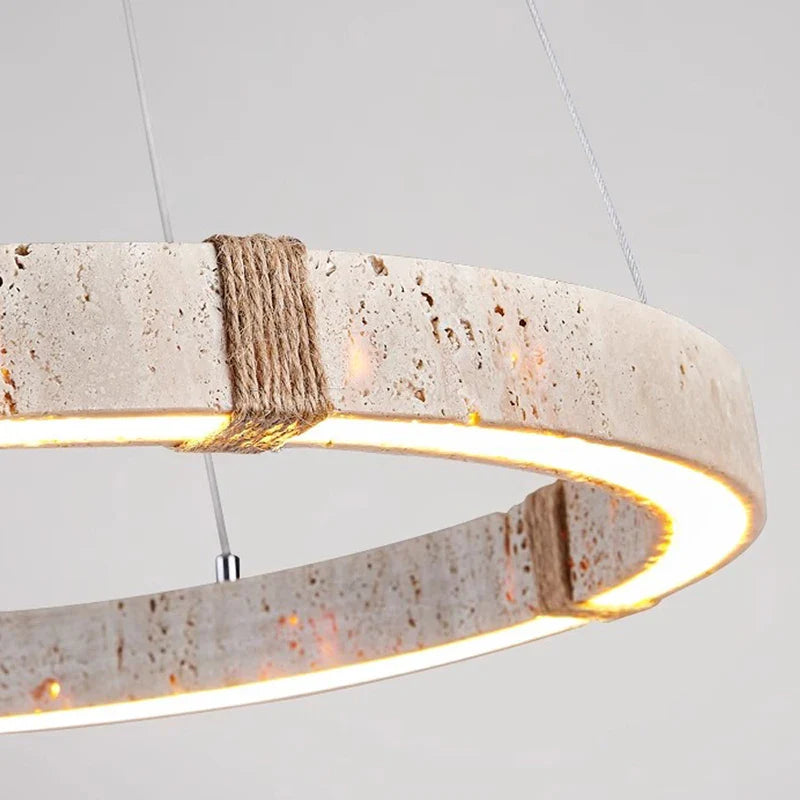 Afralia™ Stone Series Chandelier Lighting for Living & Dining Room