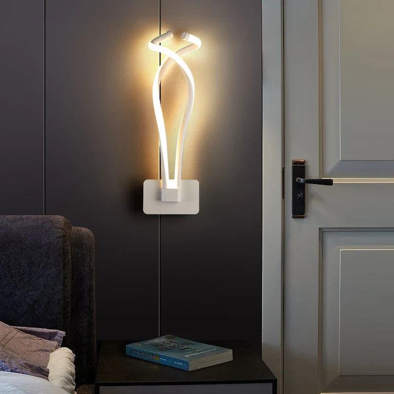 Afralia™ LED Modern Wall Lamp for Bedroom, Living Room, Corridor, Hotel Lighting