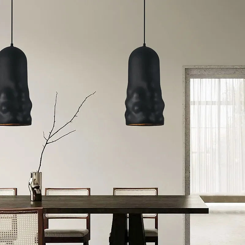 Afralia™ Creamy Wind Pendant Lamps for Dining Room, Bedroom, Cafe, Bar Table Home Decor