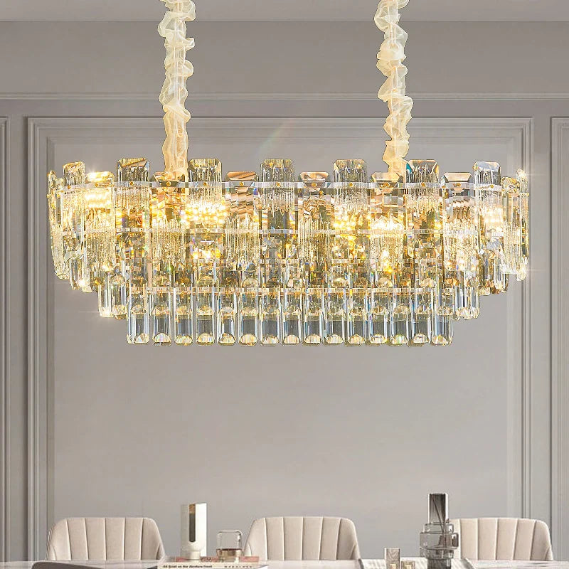 Afralia™ Crystal Light Chandelier: Luxury European Livingroom Lamp 2024 Collection