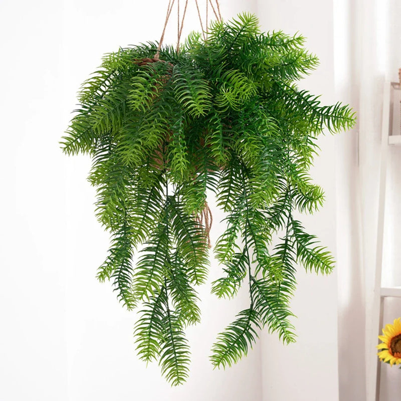 Afralia™ Pine Needles Vine: Artificial Plants for Home, Party, Wedding, Indoor, Outdoor Decor