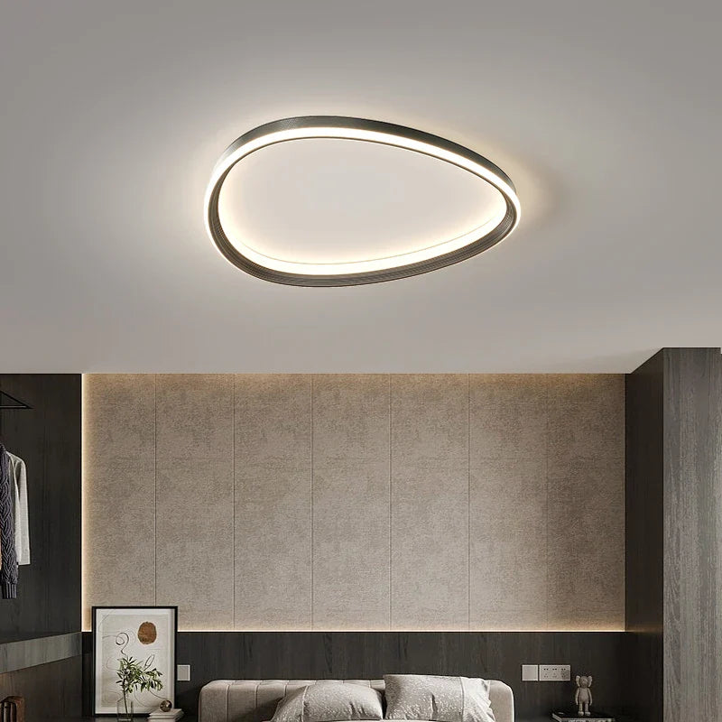 Afralia™ LED Ceiling Chandelier for Living Room Kitchen Dining Study Modern Indoor Lighting