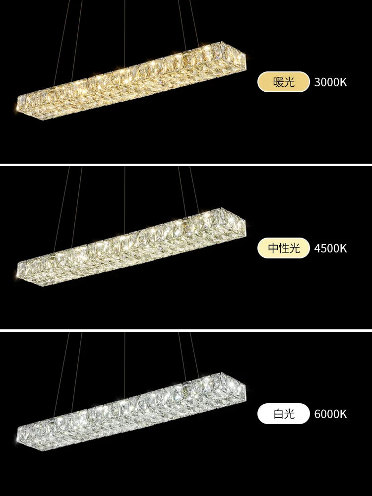 Afralia™ Crystal LED Chandelier: Modern Art Decor Pendant Lighting for Living and Dining Room