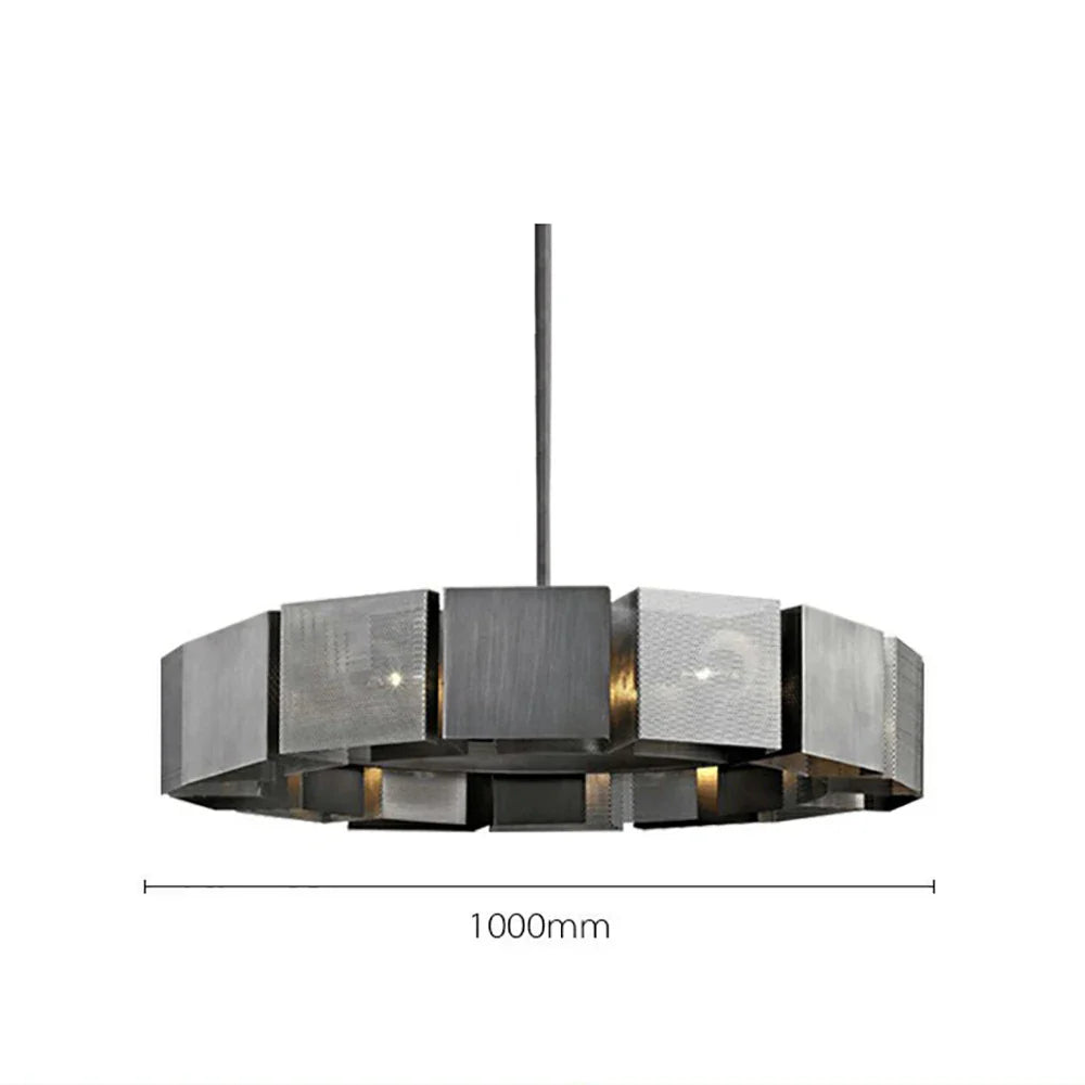 Afralia™ Black Metal Pendant Lights: Stylish LED Luxury Hanging Lamp for Home Decoration