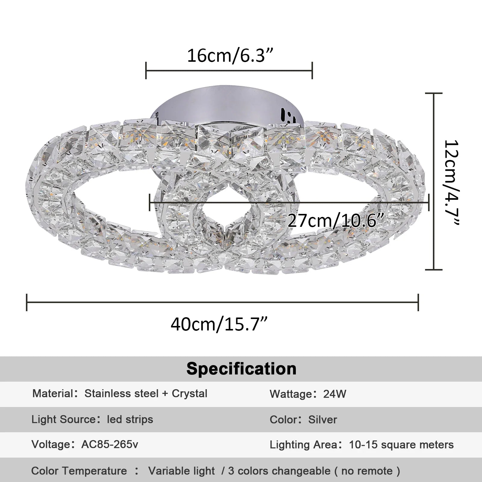 Afralia™ Luxury Crystal Ceiling Chandelier LED Light for Home Decor and Hotel Lighting