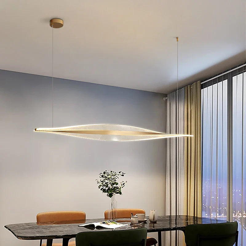 Afralia™ Acrylic Led Pendant Lamp for Dining Room, Bar & Kitchen - Minimalist Hanging Lights