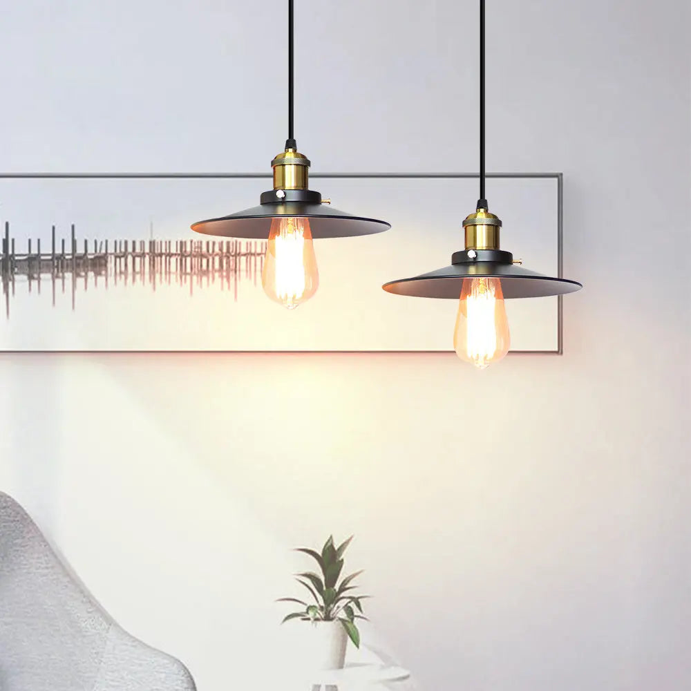Afralia™ Retro Pendant Lights: Industrial Living Room Hanging Lamp Luminaire Vintage Lighting