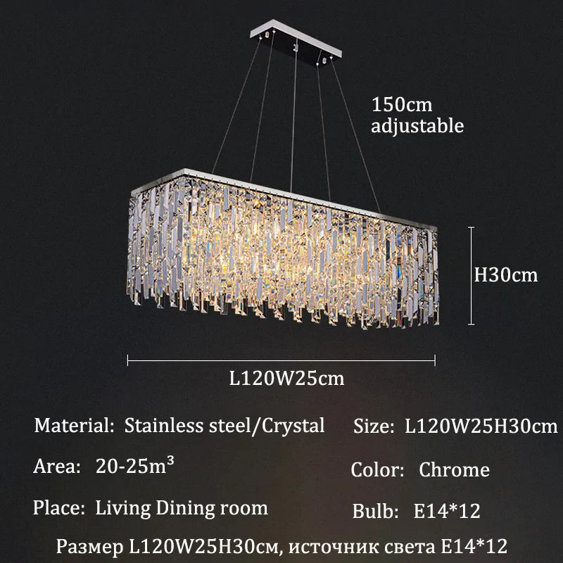 Afralia™ Luxury Chandeliers Living Room Ceiling Pendant Light Fixture