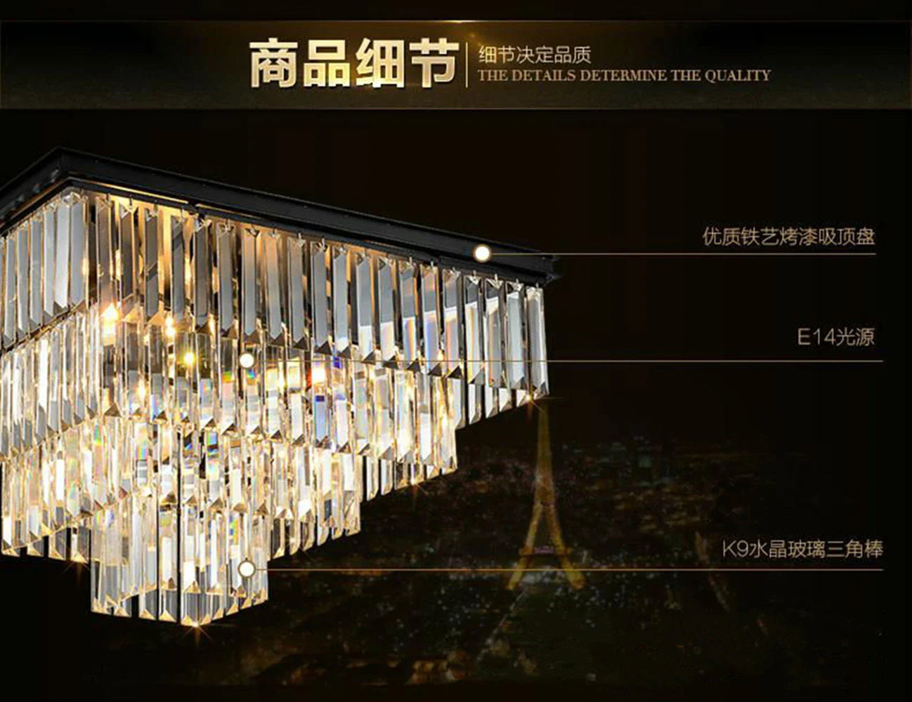 Afralia™ Crystal Ceiling Light: Modern Vintage Flush Mount for Home and Hotel Décor