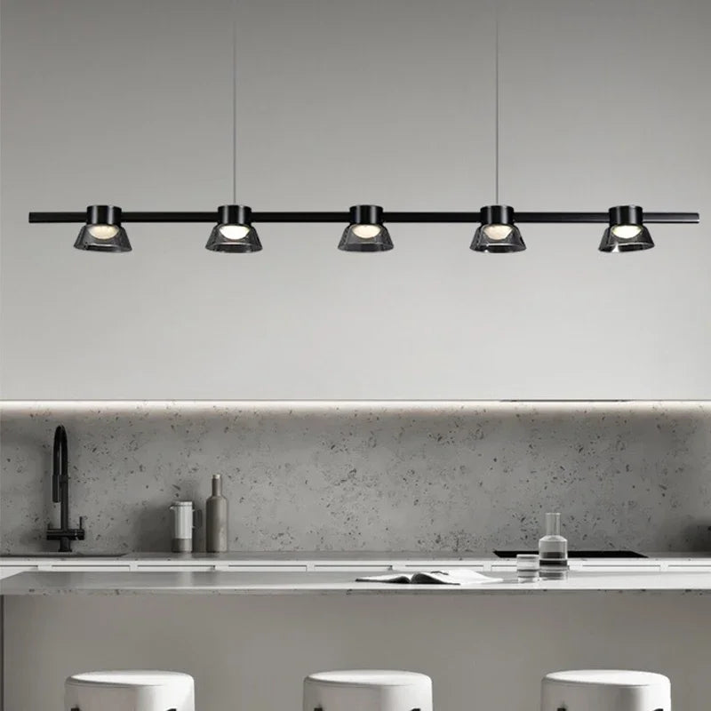Afralia™ Modern Minimalist LED Pendant Lights for Kitchen Island, Restaurant, and Living Room