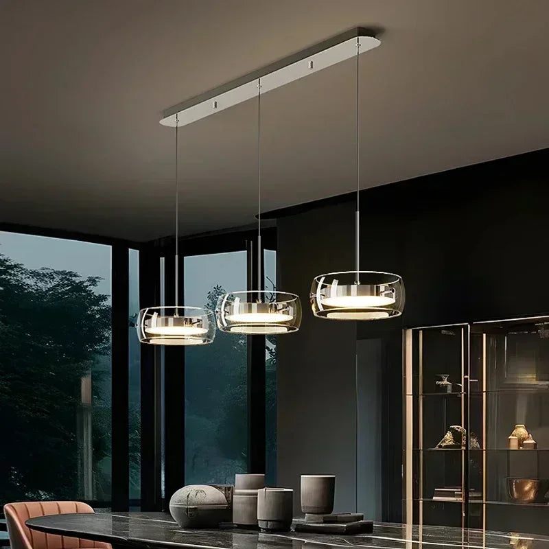 Afralia™ Glass Dining Pendant Light: Modern Minimalist Table Decor for Home Lighting