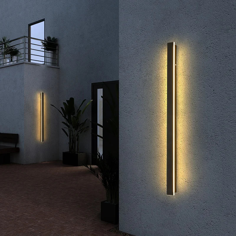 Afralia™ Outdoor LED Wall Light Modern Waterproof IP65 Front Garage Lamp