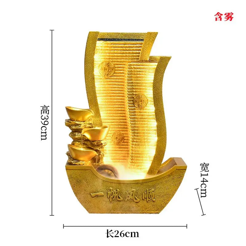 Afralia™ Circulating Water Fountain: Office & Living Room Wealth Attracting Decoration