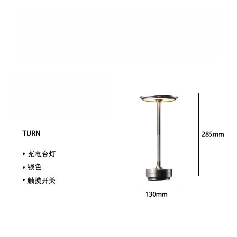 Afralia™ Luxury Touch Table Lamp USB Charging Modern Light Fixtures for Elegant Spaces