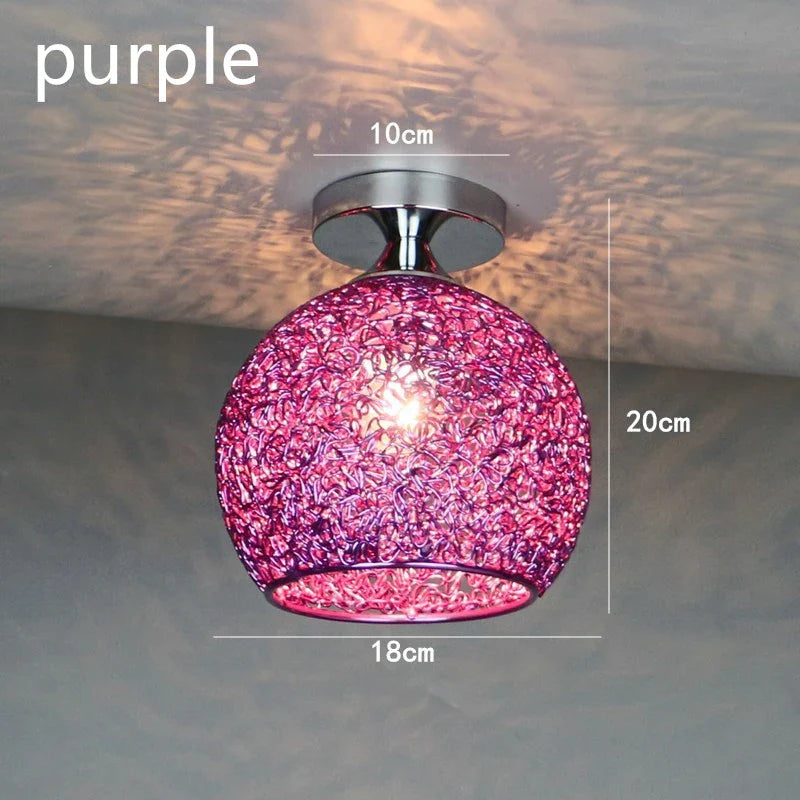 Afralia™ Metal Ball LED Ceiling Lights for Stylish Indoor Home Decor